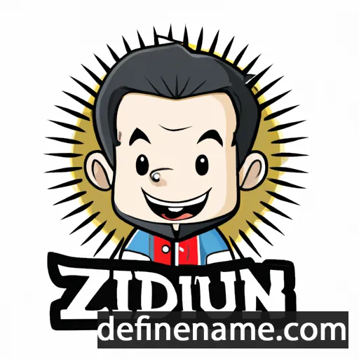 cartoon of the name Izudin