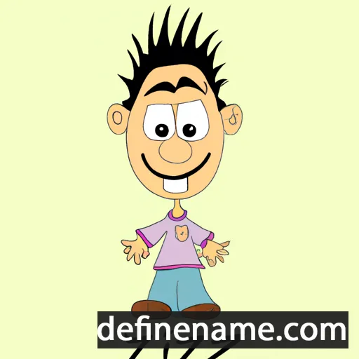 cartoon of the name Izzy