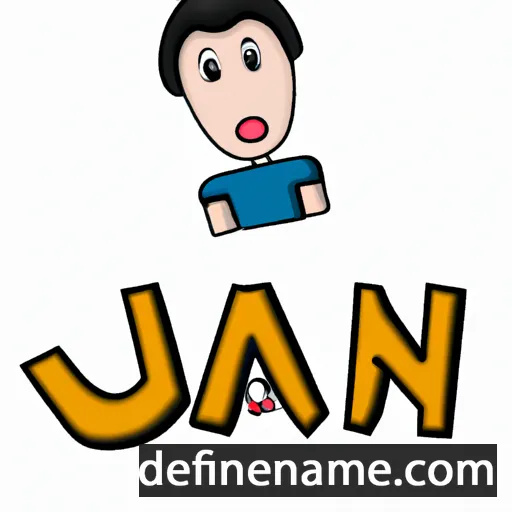 cartoon of the name Ján