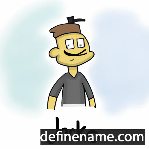 cartoon of the name Jaakob