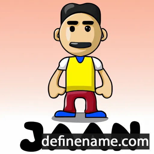 cartoon of the name Jaan