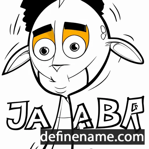 cartoon of the name Jabari