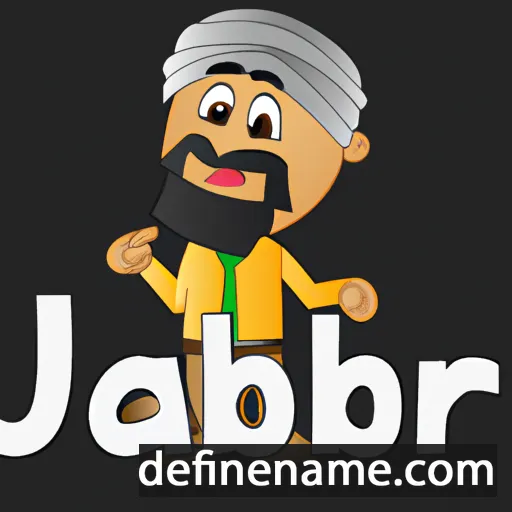 cartoon of the name Jabir