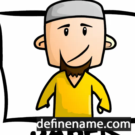 cartoon of the name Jabr