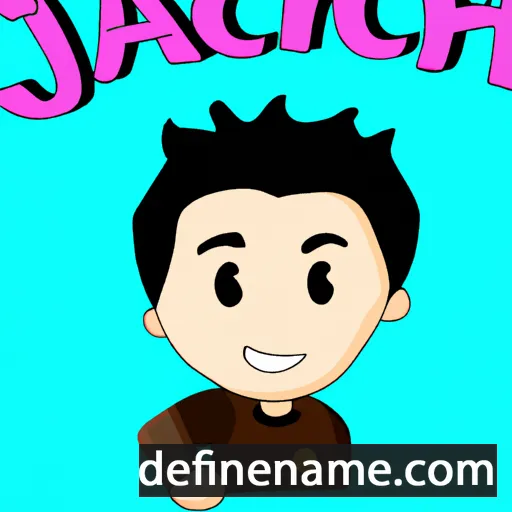 cartoon of the name Jachin