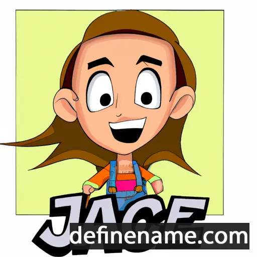 cartoon of the name Jaci