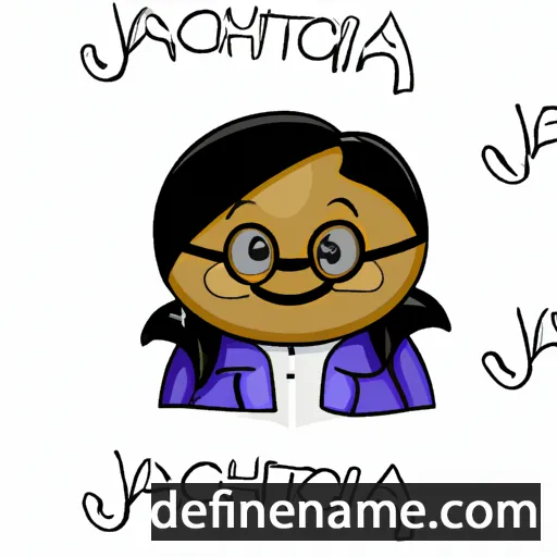 cartoon of the name Jacintha