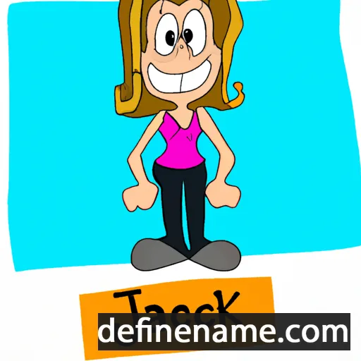 cartoon of the name Jacki