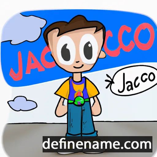 cartoon of the name Jacó