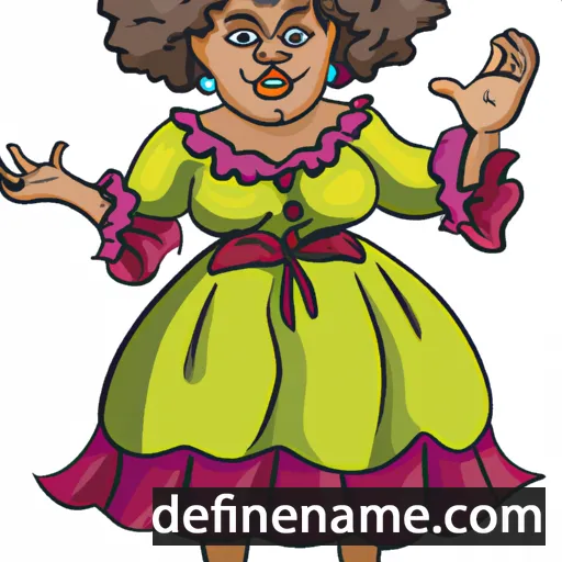 cartoon of the name Jacobina