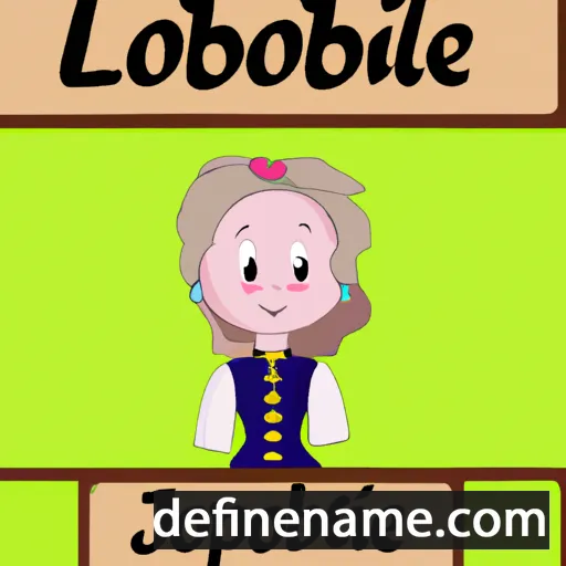 cartoon of the name Jacobine