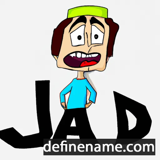 cartoon of the name Jad