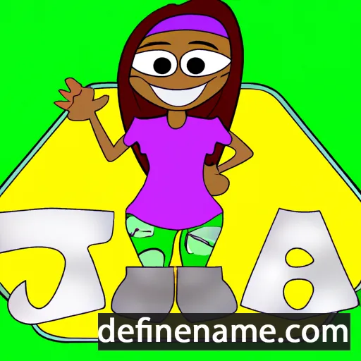 cartoon of the name Jada