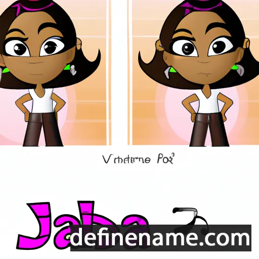 cartoon of the name Jada