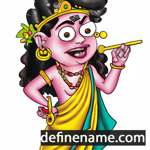 cartoon of the name Jagadisha