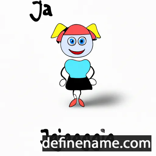 cartoon of the name Jagienka