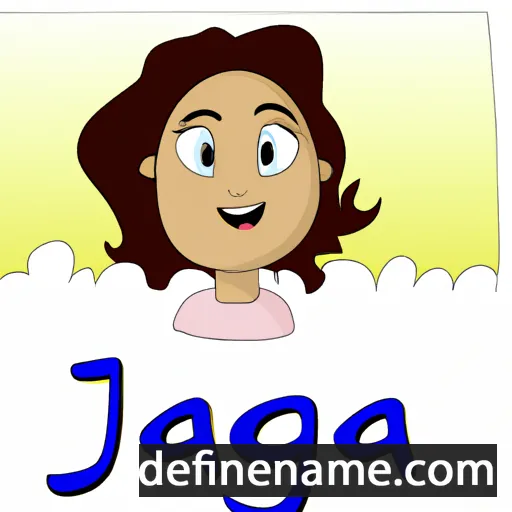 cartoon of the name Jagna