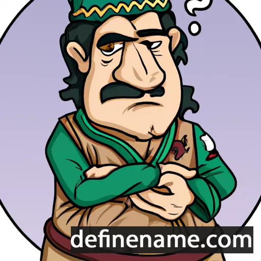 cartoon of the name Jahangir