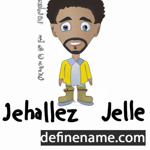 cartoon of the name Jahleel