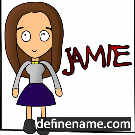 cartoon of the name Jaimie