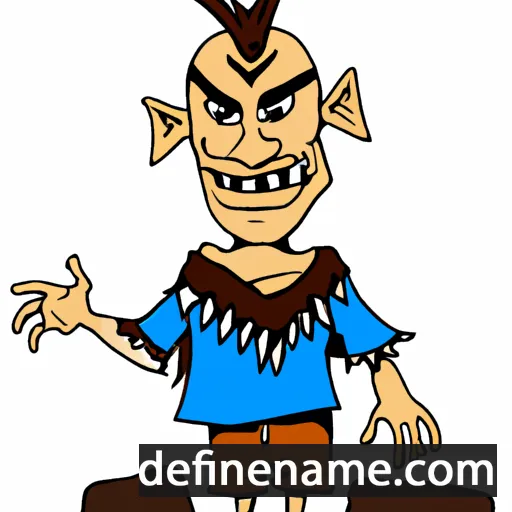 cartoon of the name Jakab