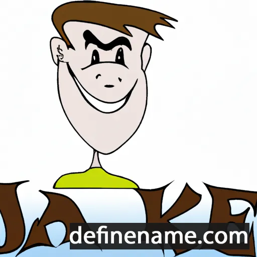 cartoon of the name Jake