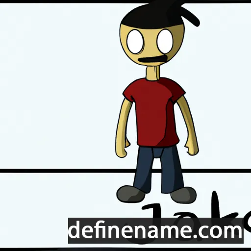 cartoon of the name Jaki