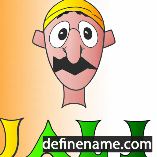 cartoon of the name Jalal