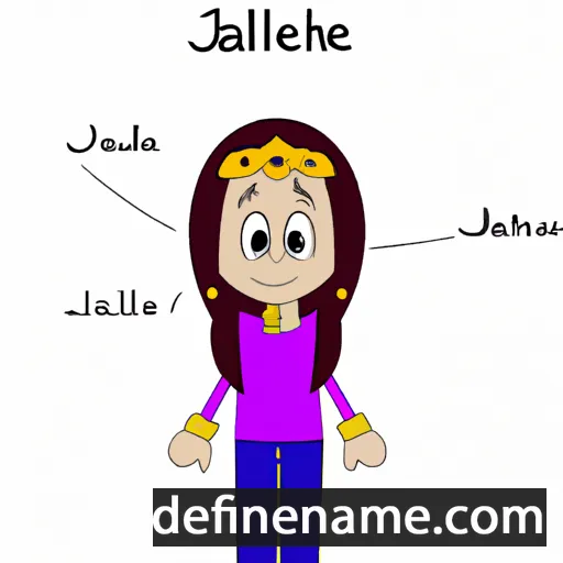 cartoon of the name Jaleh