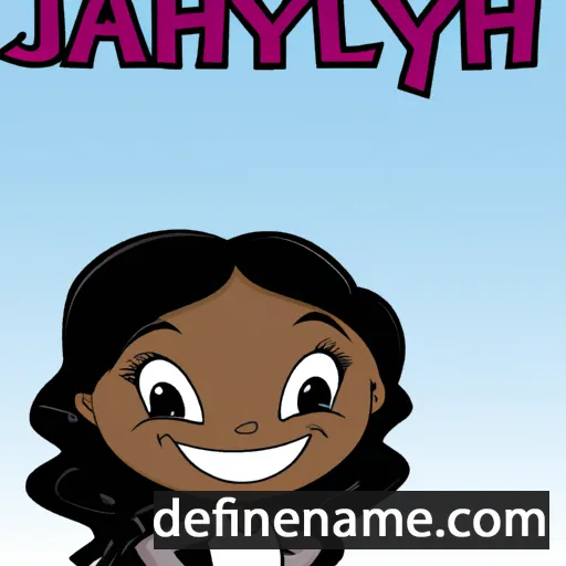 cartoon of the name Jaliyah