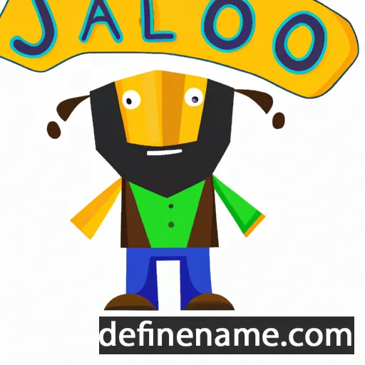 cartoon of the name Jalo