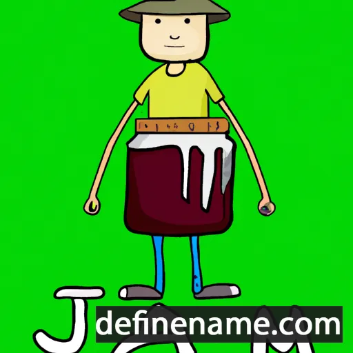 cartoon of the name Jam