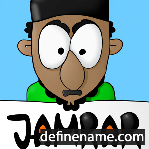 cartoon of the name Jamaar