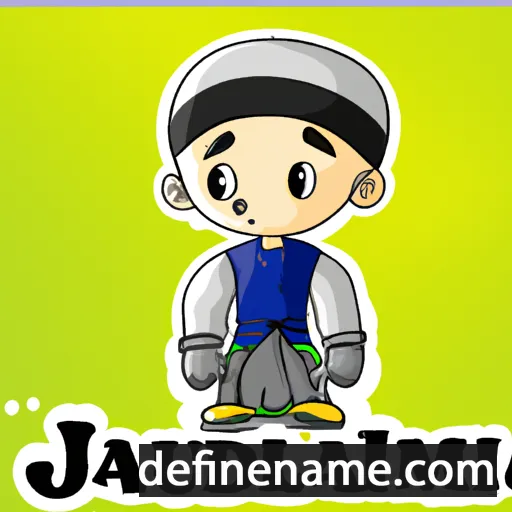 cartoon of the name Jamaluddin