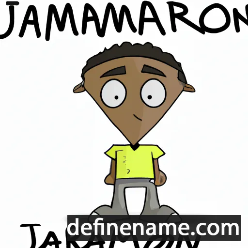 cartoon of the name Jamarion