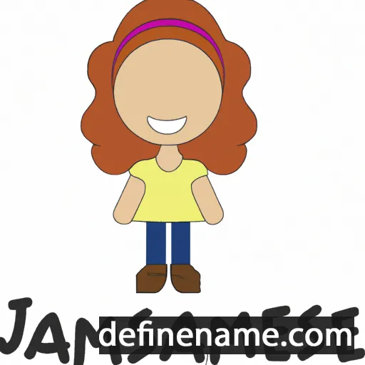 cartoon of the name Jamesina