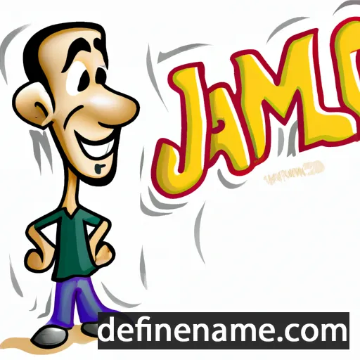 cartoon of the name Jamil