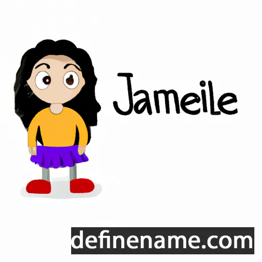 cartoon of the name Jamileh