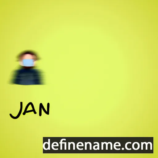 cartoon of the name Jan