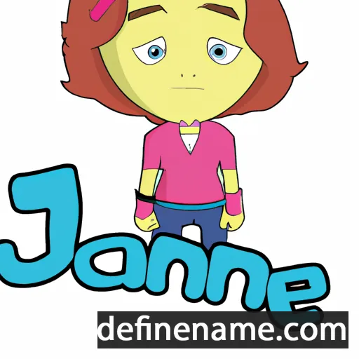 cartoon of the name Jane