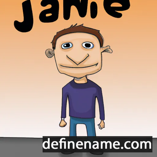 cartoon of the name Janez