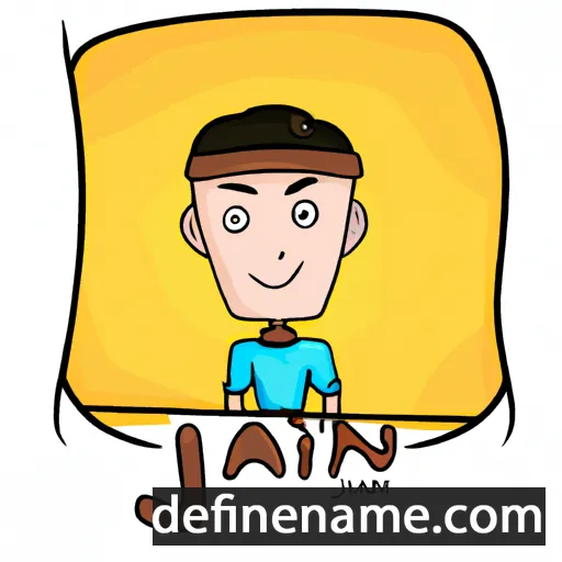 cartoon of the name Jani