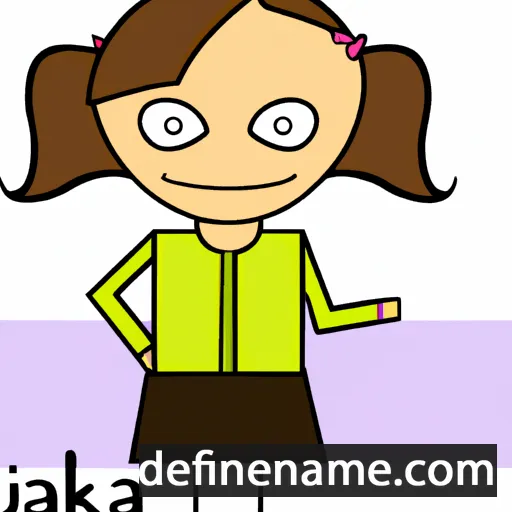 cartoon of the name Janka