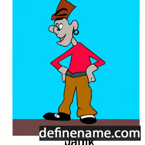 cartoon of the name Jankin