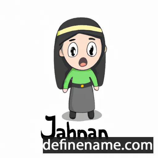 cartoon of the name Jannah