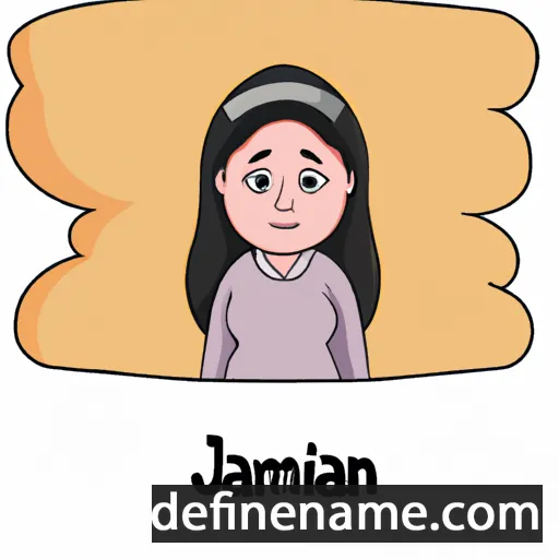 cartoon of the name Jannat