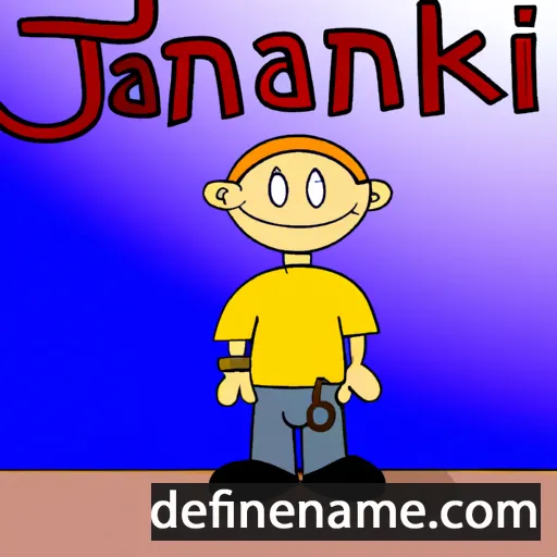 cartoon of the name Jannik