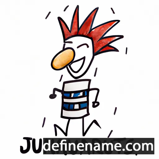 cartoon of the name Januarius