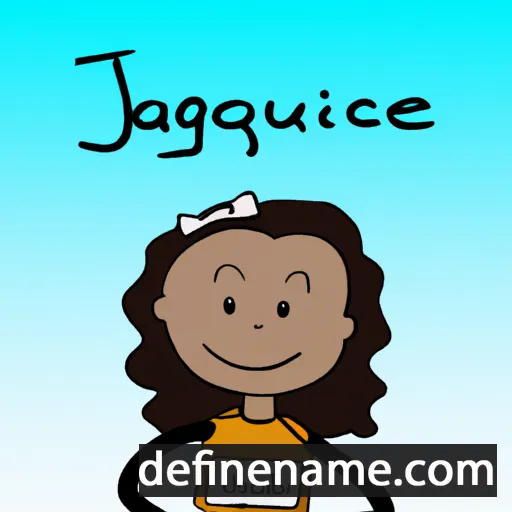 cartoon of the name Jaqueline