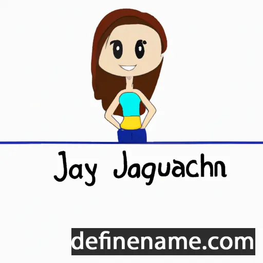 cartoon of the name Jaquelyn